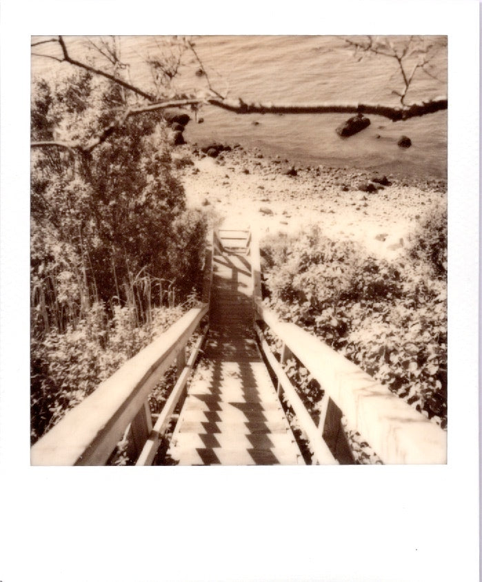 HORTON’S POINT BEACH (framed original polaroid)