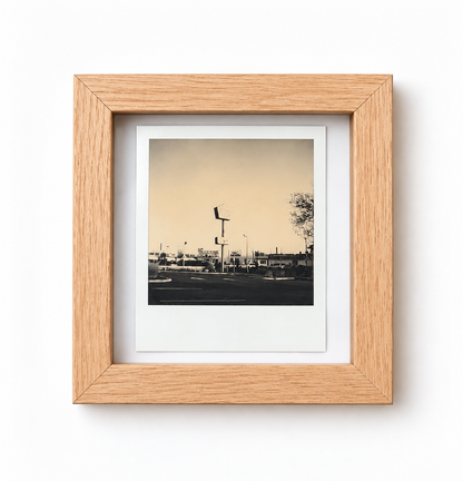 WHITE CASTLE (framed original polaroid)
