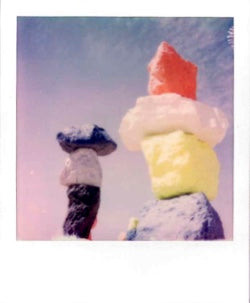 MAGIC MOUNTAINS (framed original polaroid)