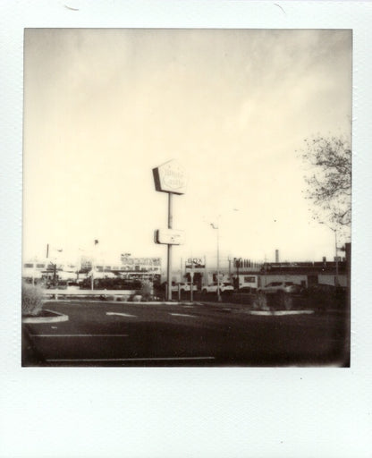 WHITE CASTLE (framed original polaroid)