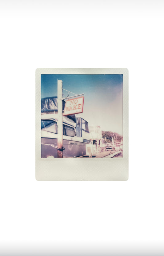 NO WAKE 8”x10” print