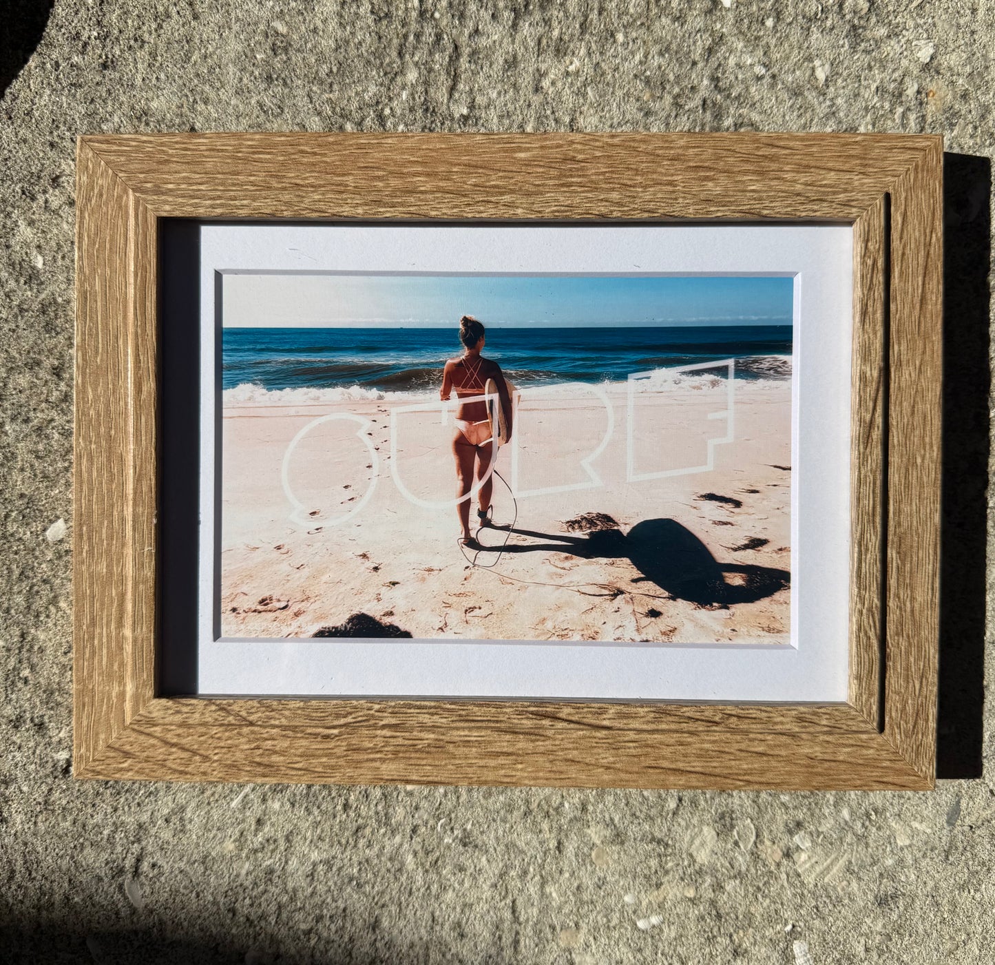 SURF (5”x7” FRAMED PRINT)