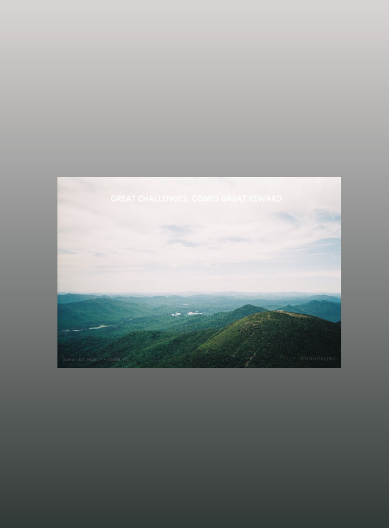 MT. MARCY (5”x7” FRAMED PRINT)